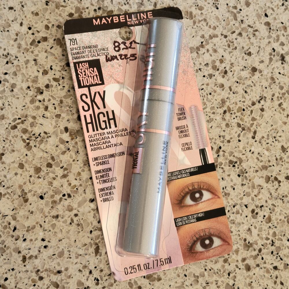 Maybelline Lash Sensational SKY HIGH Glitter Mascara Topper Space Diamond✨️NIP✨️ - Picture 10 of 10